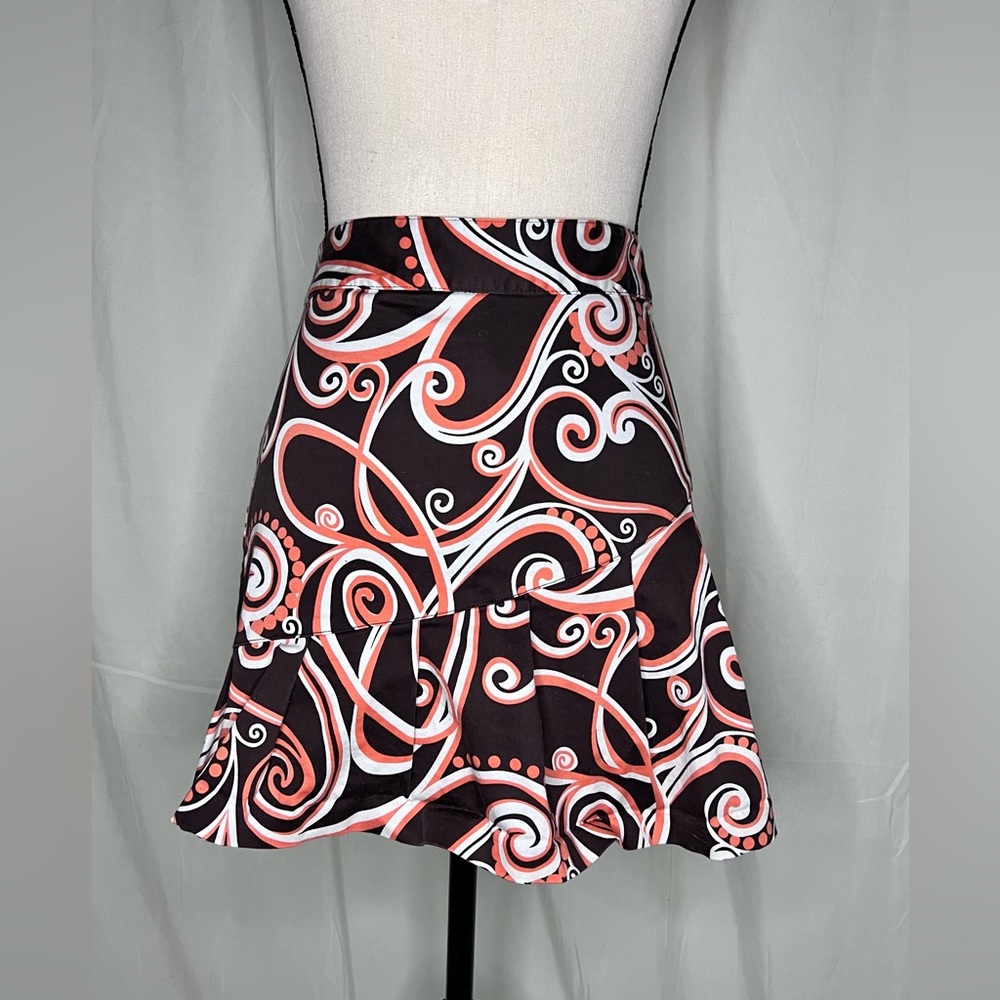 Lady Hagen Retro Brown Skort Size 4